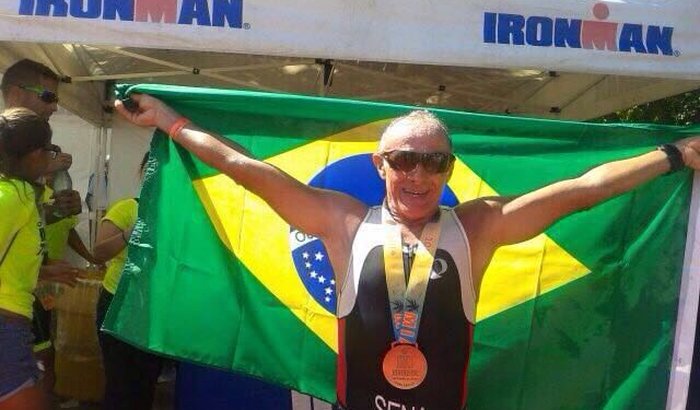 Roberto Sena no Mundial de IronMan Kona