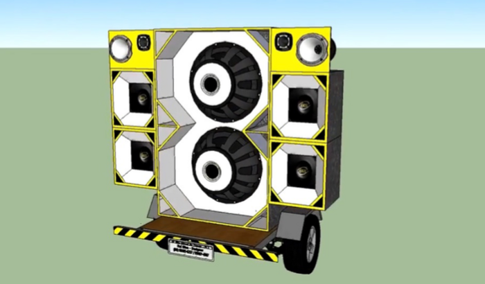 Carretinha BORA NO PEDAL