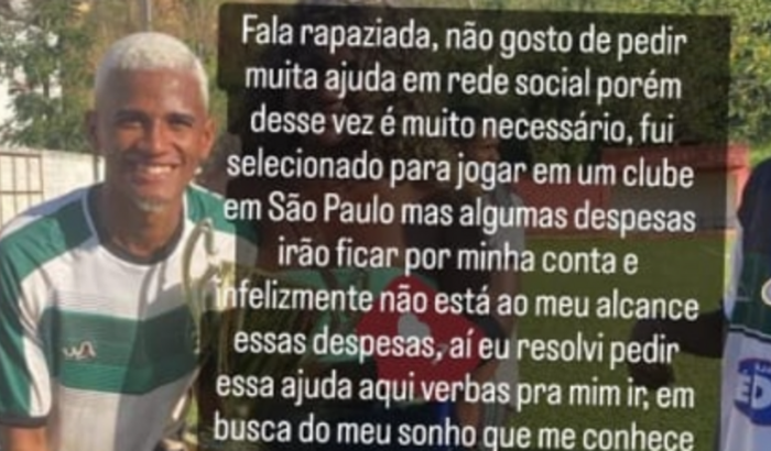 Ajuda para meu primo fazer uma viagem em busca do sonho dele