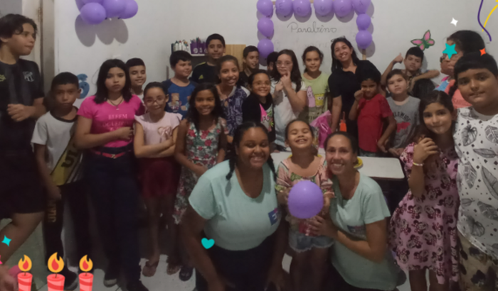 Festinha das crianças da Pracinha de Jesus