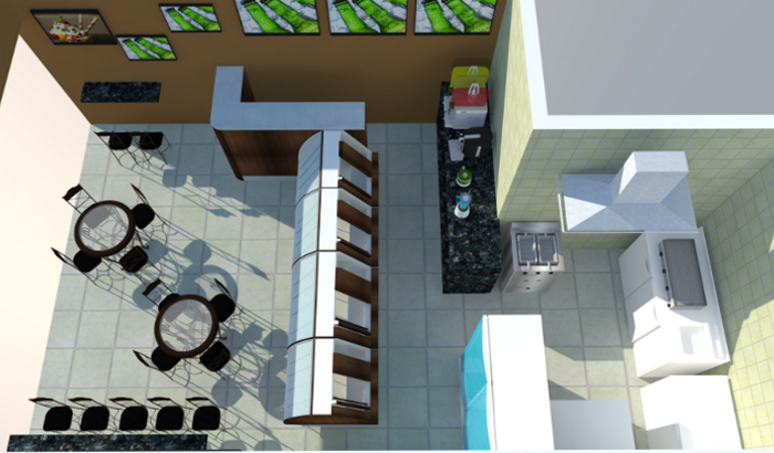 Abre uma pequena lanchonete!