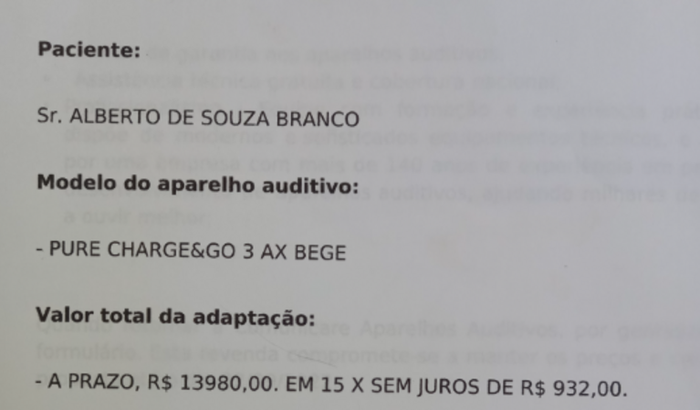 Ajuda para comprar um aparelho auditivo