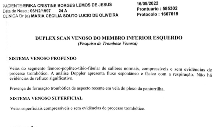 Tratamento para trombose