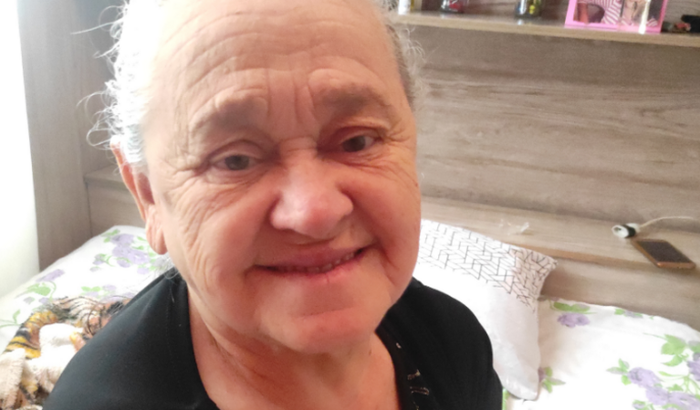 Tratamento do pé dona Maria das Graças 