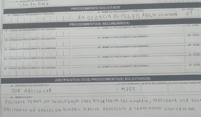 Ajuda para fazer exames 