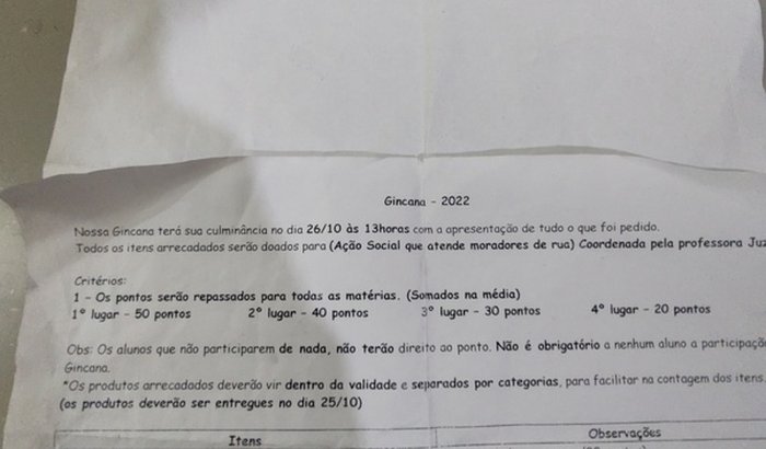 Ação social para moradores de rua