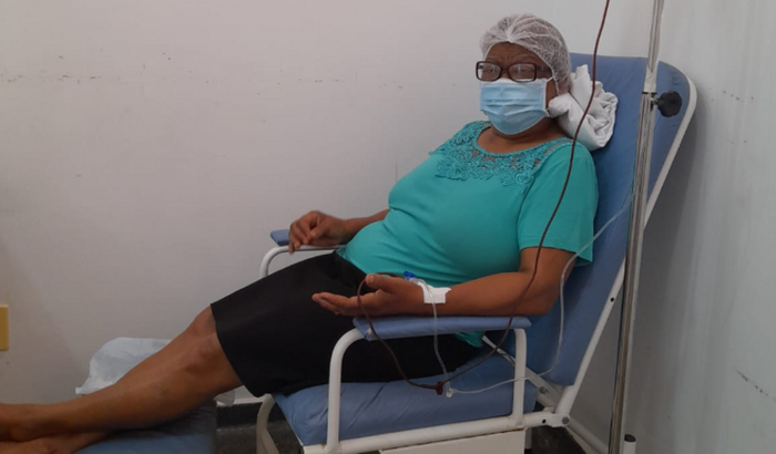  tratamento do câncer da dona Olindiomar(dona Linda).
