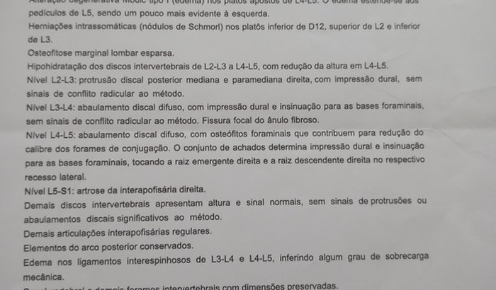 Cirurgia da coluna...