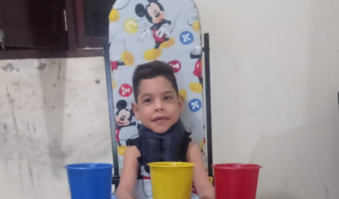 Ajuda para comprar a cadeira de rodas para Luan