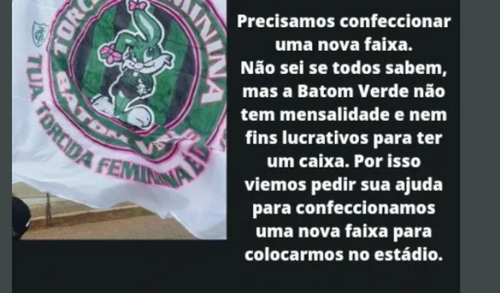 Confecção Faixa Batom Verde