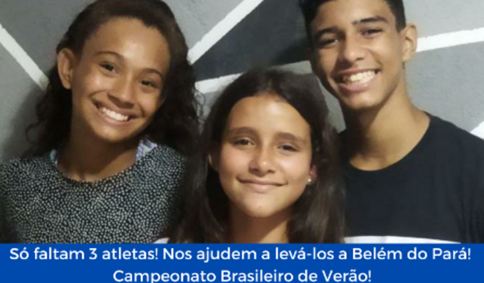 Levem nossos atletas de Natação para Belém do Pará -UEPA