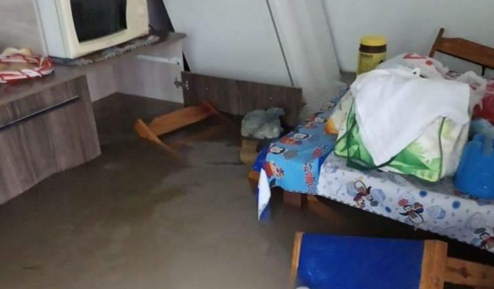 Ação pelas famílias atingidas pela enchente.