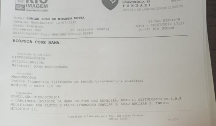 Ajuda pra  o tratamento de câncer de mama