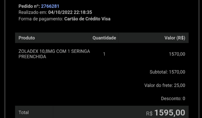 Remédio Zoladex 10.8