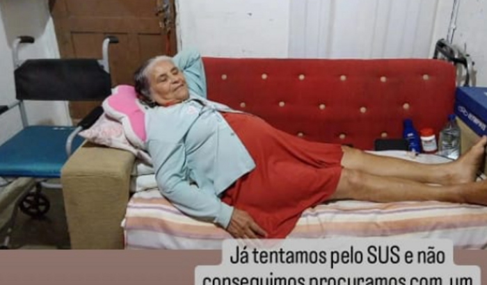 Ajudar minha mãe a fazer a operação de femo dela