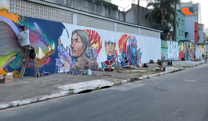 Ajuda para Restruturação da Calçada da Viela Estevam Garcia (Calçada grafitada) | Dia das crianças solidário 