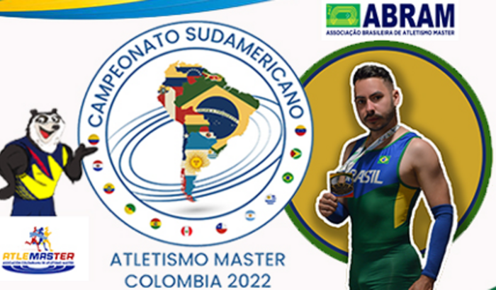 Atleta jeanderson rumo ao Sulamericano de atletismo master COLOMBIA 