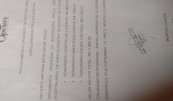 Ajuda para Fazer Cirurgia