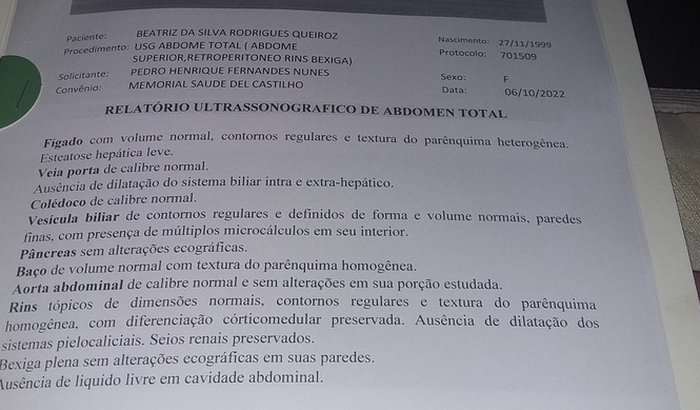 Cirurgia com Urgência- Todos pela a Bea