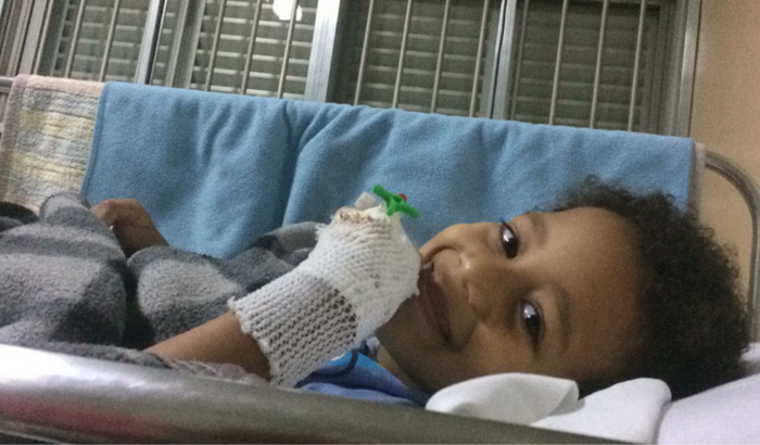 Doação para criança com leucemia