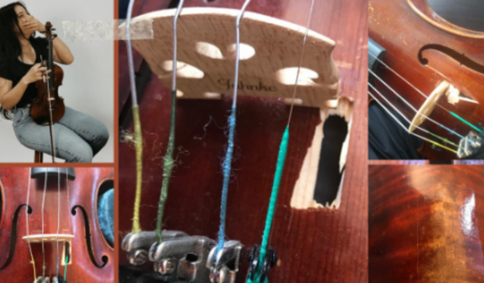 Anny não pode parar de tocar!