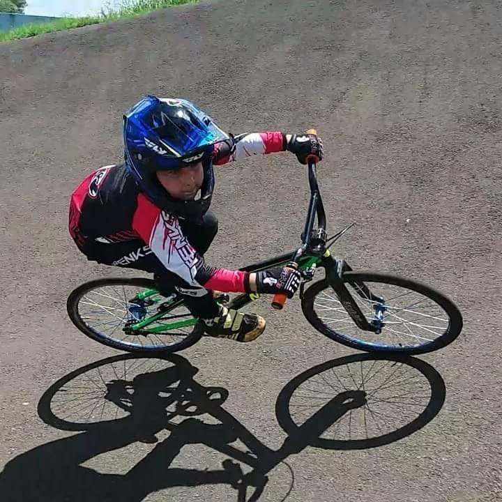 Stefany no Pan-Americado de Bicicross 2018 na Colombia 