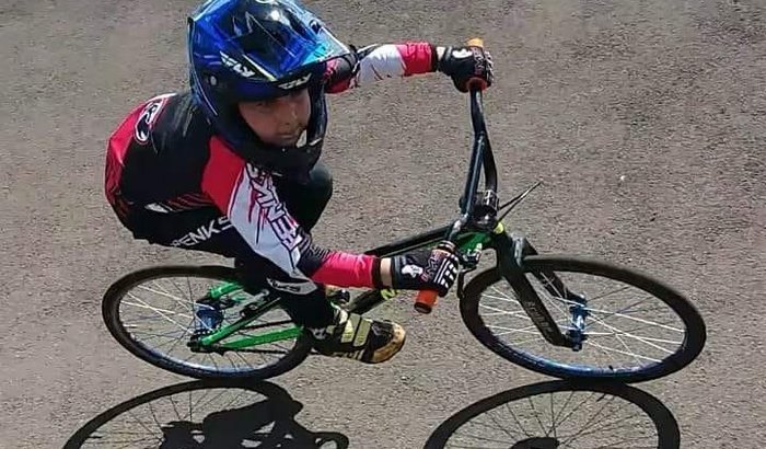 Stefany no Pan-Americado de Bicicross 2018 na Colombia 