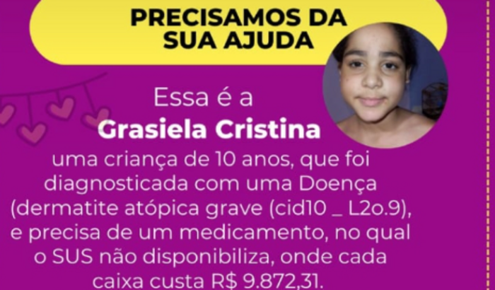 Todos em prol da Graziely 
