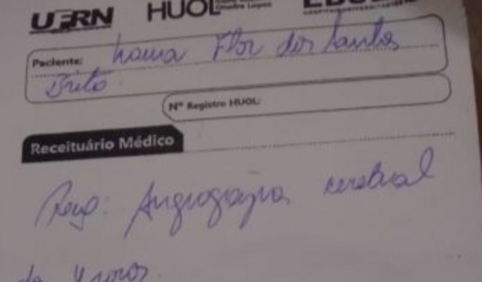 Exame cerebral urgente