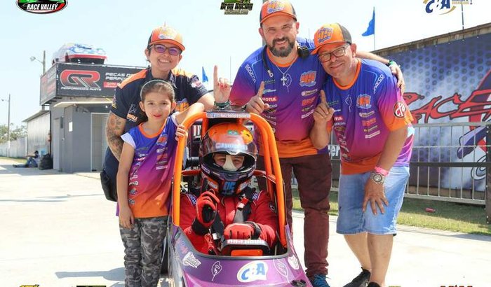 Luiz Felipe na Final do Campeonato Brasileiro de Arrancada 