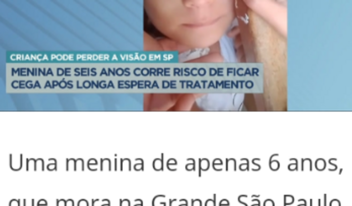 Ajude a valentina a cura a visão 