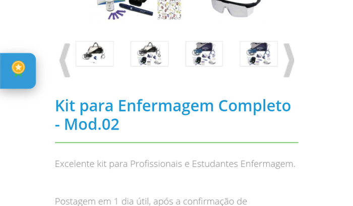 Kit enfermagem da Carla
