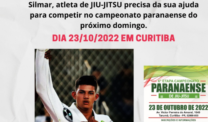 Ajude um atleta a participar de campeonatos 