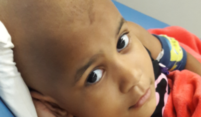 Nanda contra a leucemia.