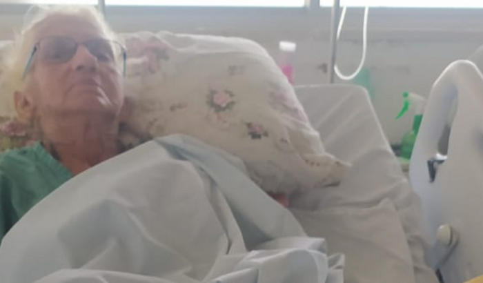 Cirurgia do fêmur da tia Dulce