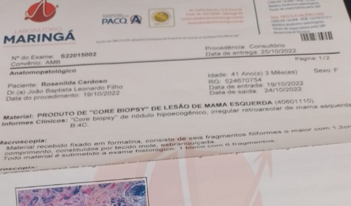 Ajude!! Rosenilda se curar do cancer