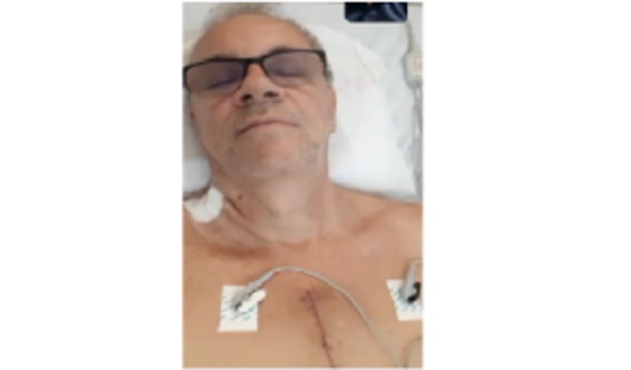 Ajuda na recuperação da cirurgia cardiaca do REINALDO