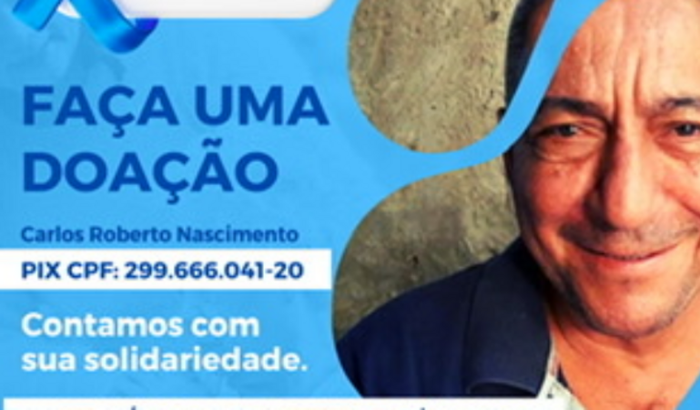 Em prol do tratamento de Carlos Roberto