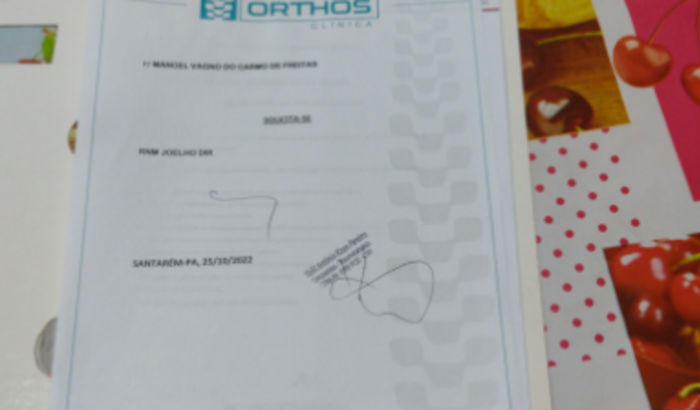 Exames de ressonância magnética e raio X