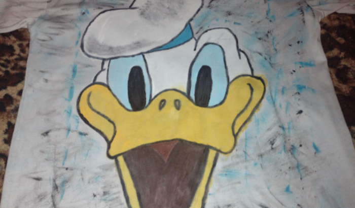 Pinturas em camisetas