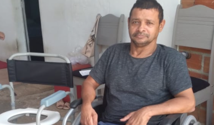 Cadeira de Rodas Motorizada para o Nego