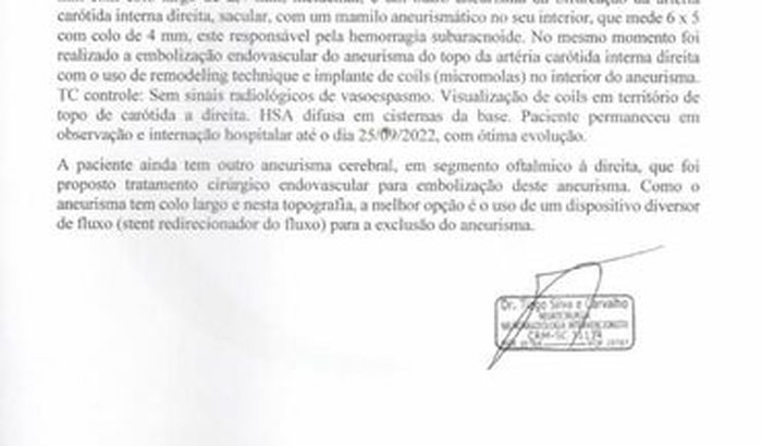Cirurgia de Aneurisma