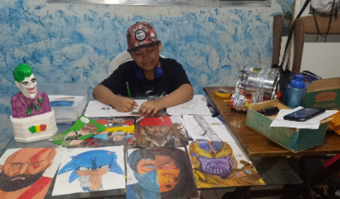 Meu filho se chama werley Gustavo, e tem uma habilidade na arte do desenho , queria monta um estúdio profissional há ele