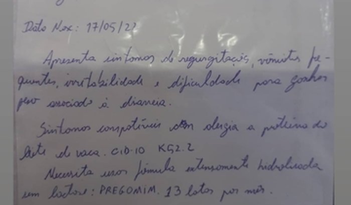 Ajuda no leite do Henrry