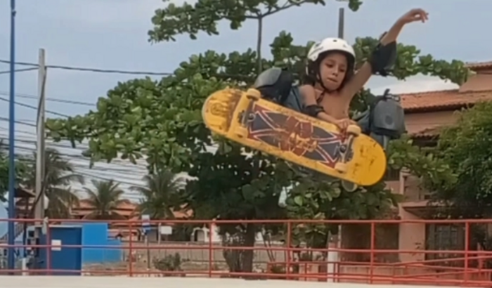 Rayan no Brasileiro de Skate