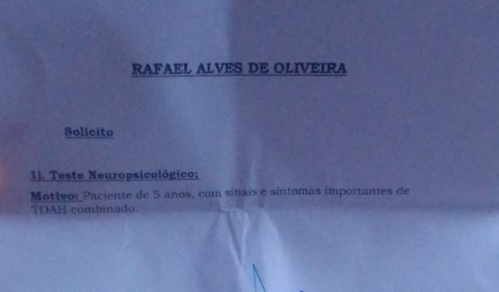 Avaliação neuropsicológica TDAH