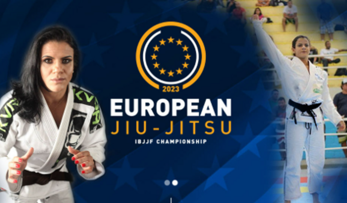 Aline Pires no Europeu de Jiu Jitsu