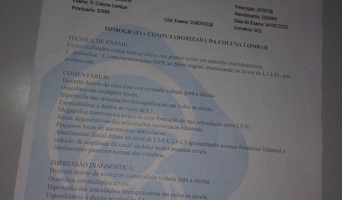 Cirugia da coluna urgente
