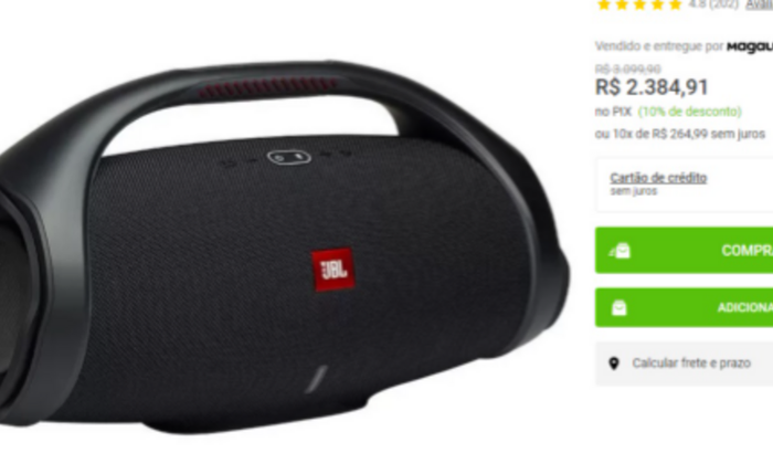 Caixa de Som para as aulas