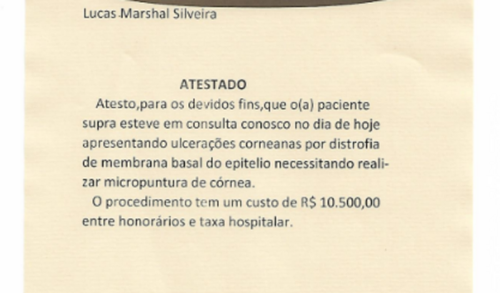 Micropuntura de córnea